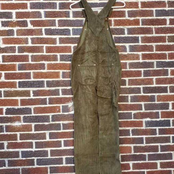 New women's Old Navy  corduroy slouchy straight workwear overalls - Picture 5 of 11